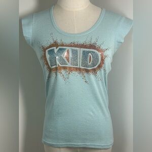 RARE VTG 70s TPLUS Kids Laminated T-Shirt